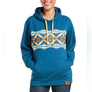 Ariat Pendleton Blue Hoodie